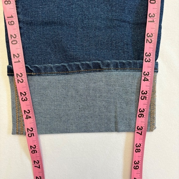 Frye Women's Cuffed Crop Jeans, Stretch, High Rise, Dark Blue, Size 12, NWT - Picture 13 of 16